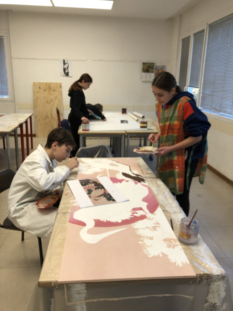 Laboratorio artistico di pittura su tavola e su porte