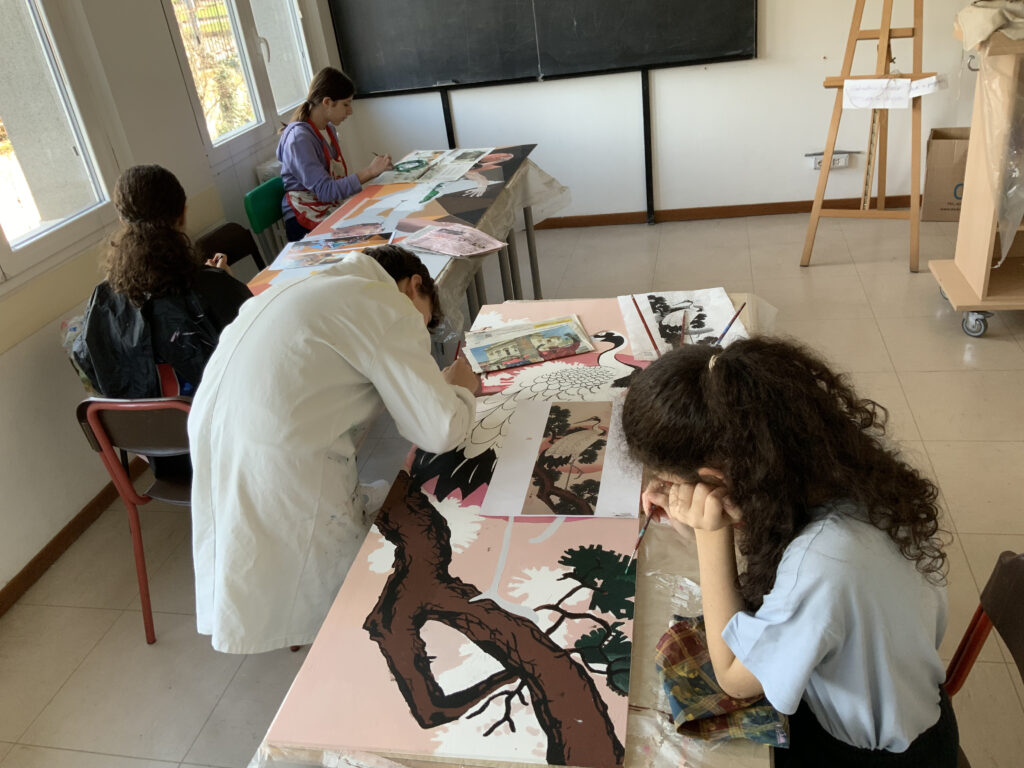 Laboratorio artistico di pittura su tavola e su porte